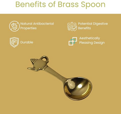 Brass Spoon for Tea
