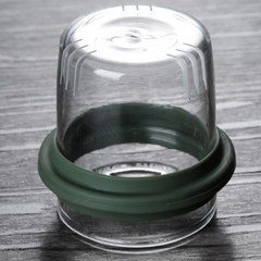 Travel Tea Set Glass Portable Teapot Teacup Set for Home Office Gifts Green