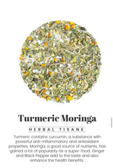 The Golden Healer - Moringa Turmeric Pure Herbal Tea - 100g