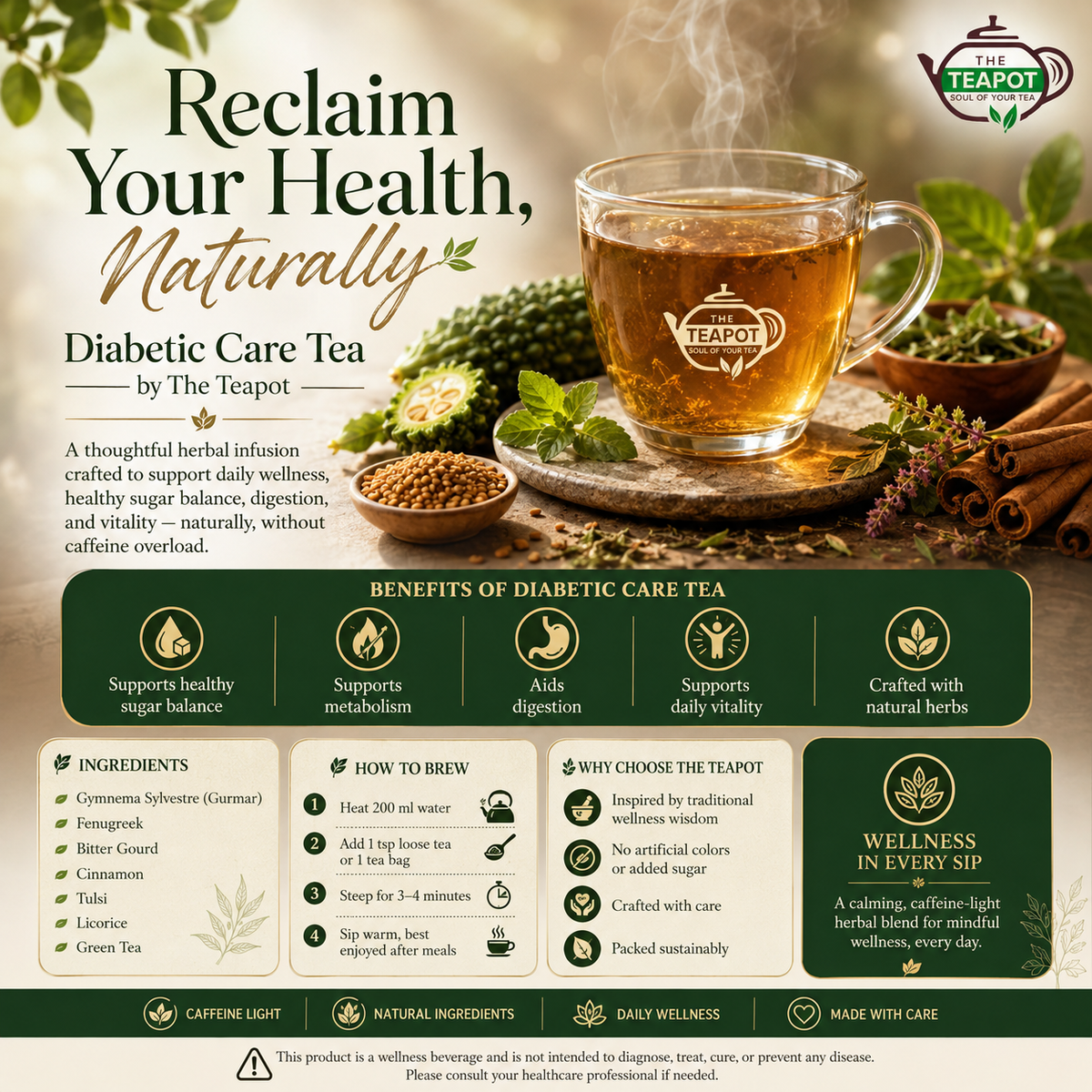 Diabetic Care Herbal Infusion — 80g