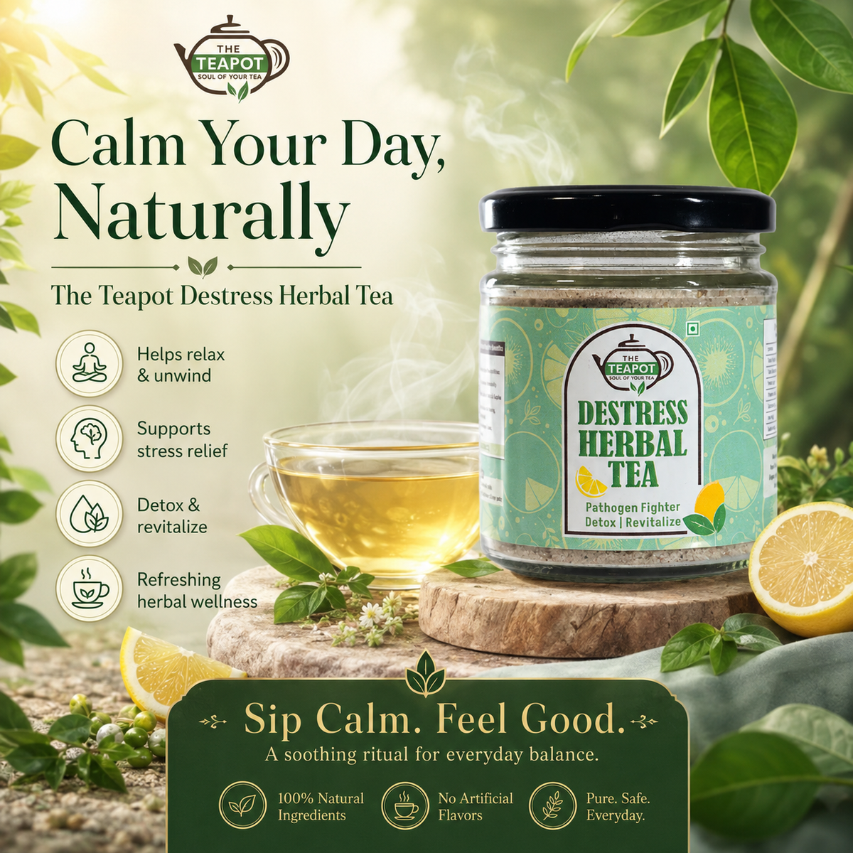 De-Stress Herbal Infusion — 125g