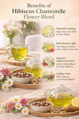 Hibiscus chamomile Flower Blend - 80g