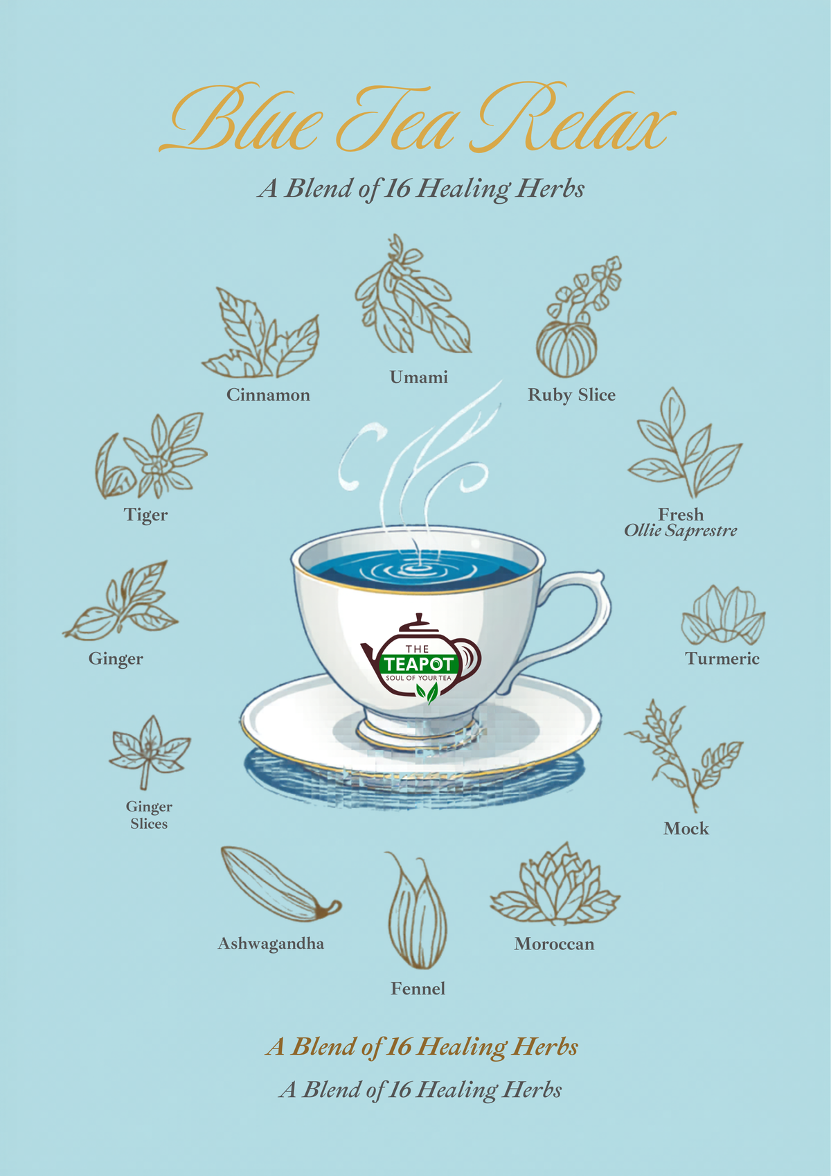 Blue Tea Relax -25 tea bags