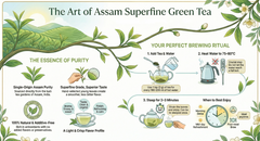 Super-Fine Assam Green Tea - 100g