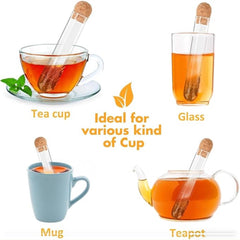 Borosilicate Glass Tea Infuser Strainer